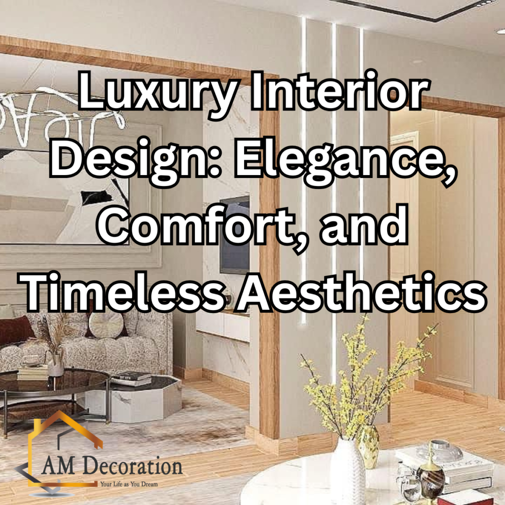 Luxury interior design, AM Decoration