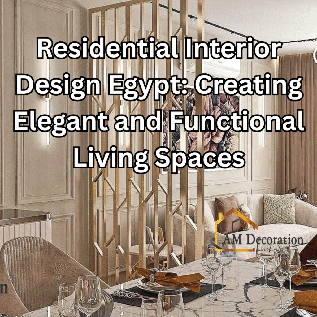 Residential interior design Egypt, AM Decoration