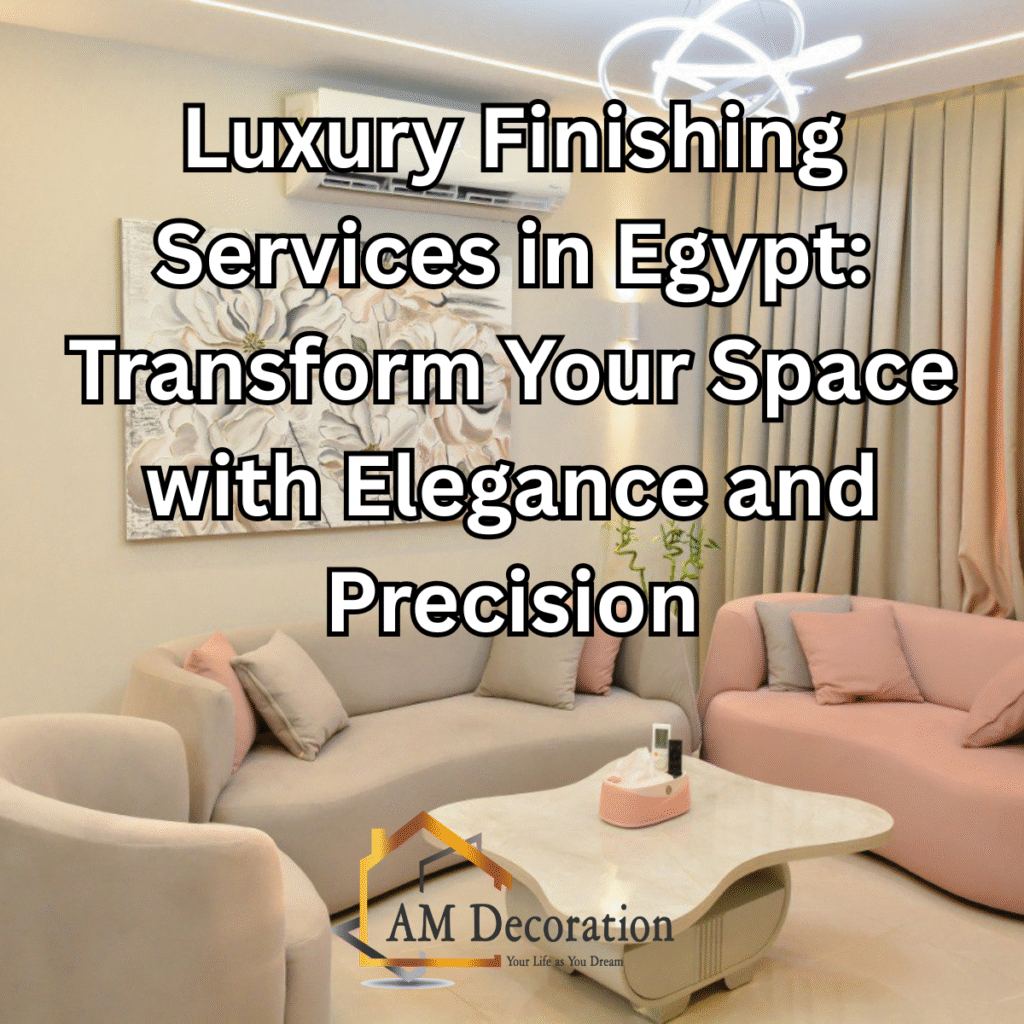 Luxury finishing services Egypt, AM Decoration