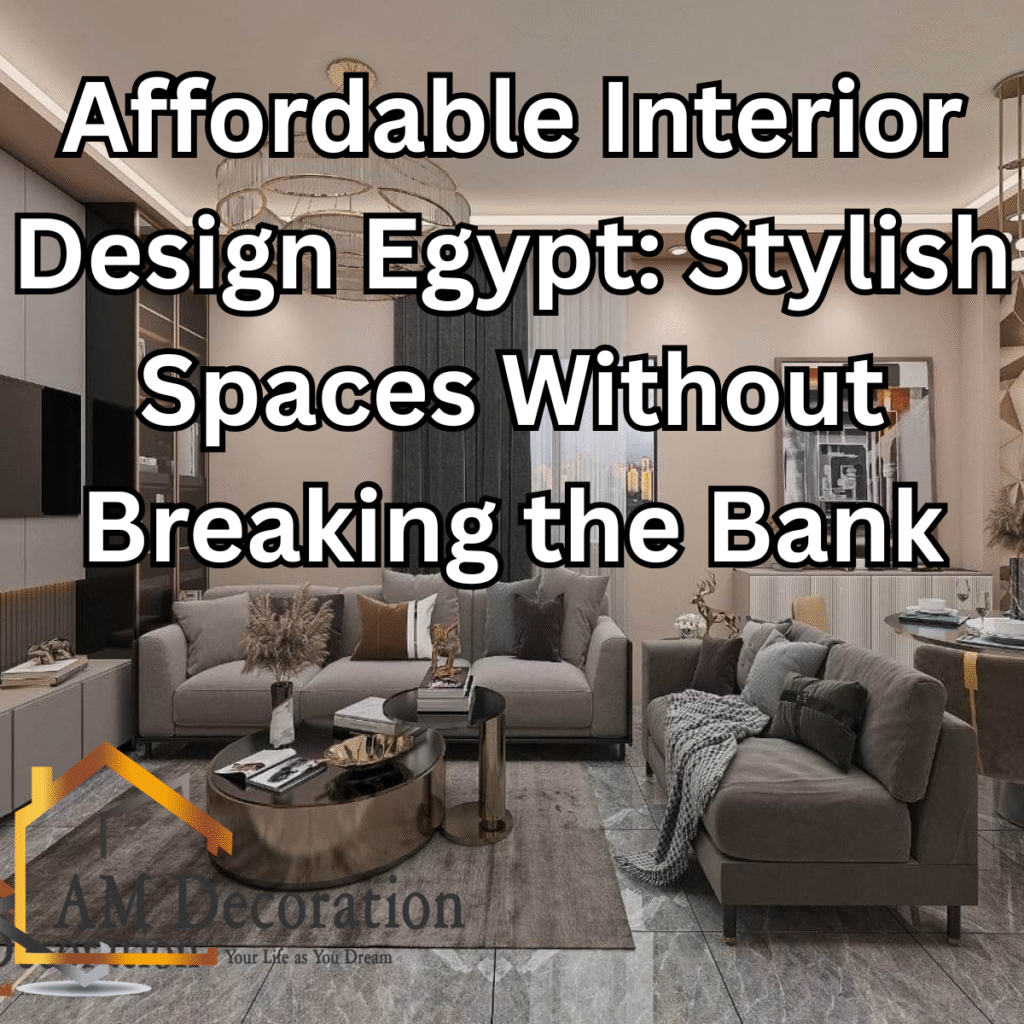 Affordable interior design Egypt, AM Decoration