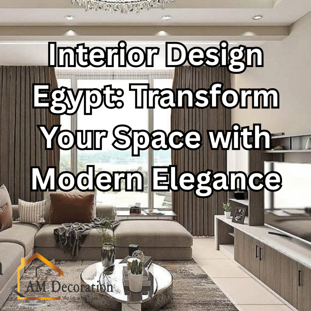 Interior Design Egypt: Transform Your Space with Modern Elegance
